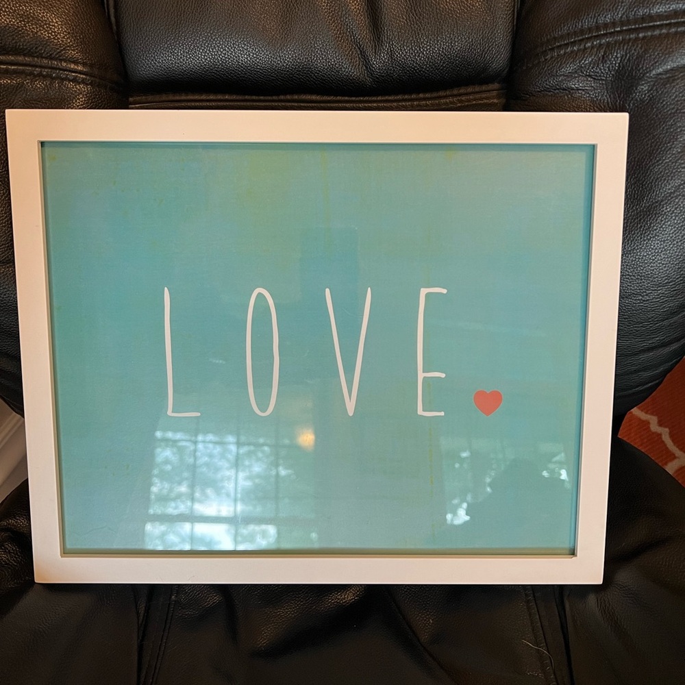 12 x 15 Framed LOVE Print